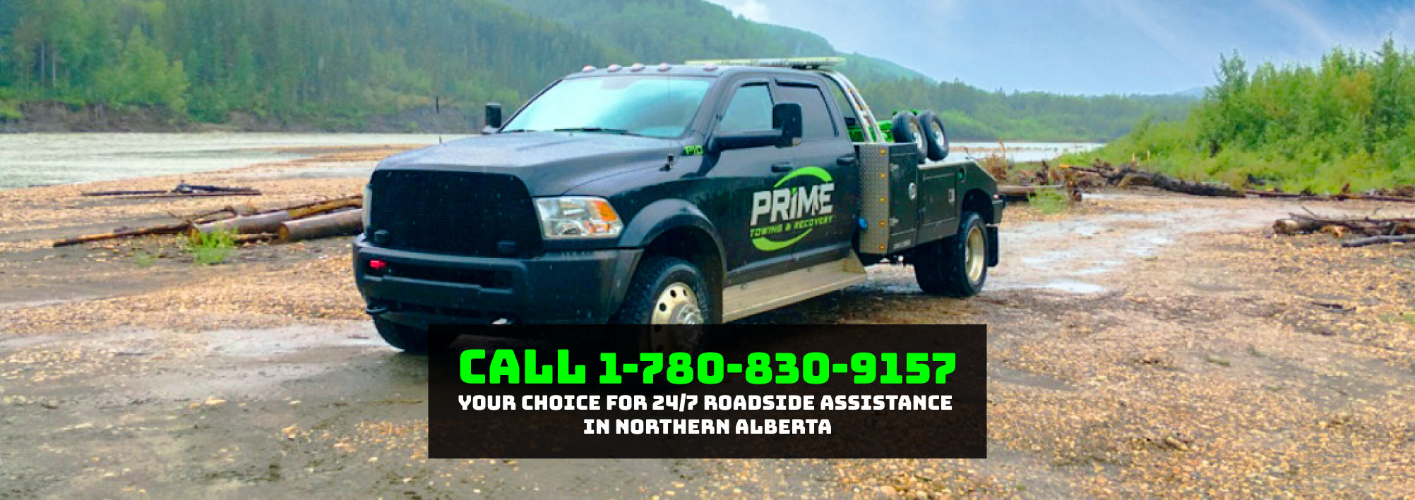 Prime Towing & Recovery - Call 1-780-830-9157 for Help on the Road!